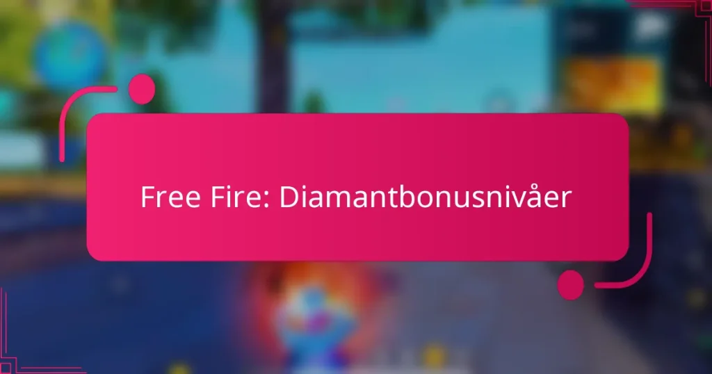 Free Fire: Diamantbonusnivåer